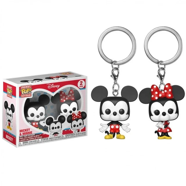 Funko Pop! Mickey & Miney Mouse Keyring